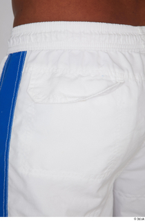 Tiago dressed sports thigh white capri shorts 0011.jpg